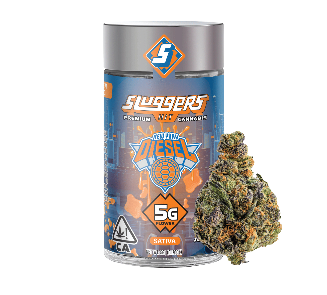 New York Diesel - Sativa - Premium Quality Sluggers 5-Gram Flower
