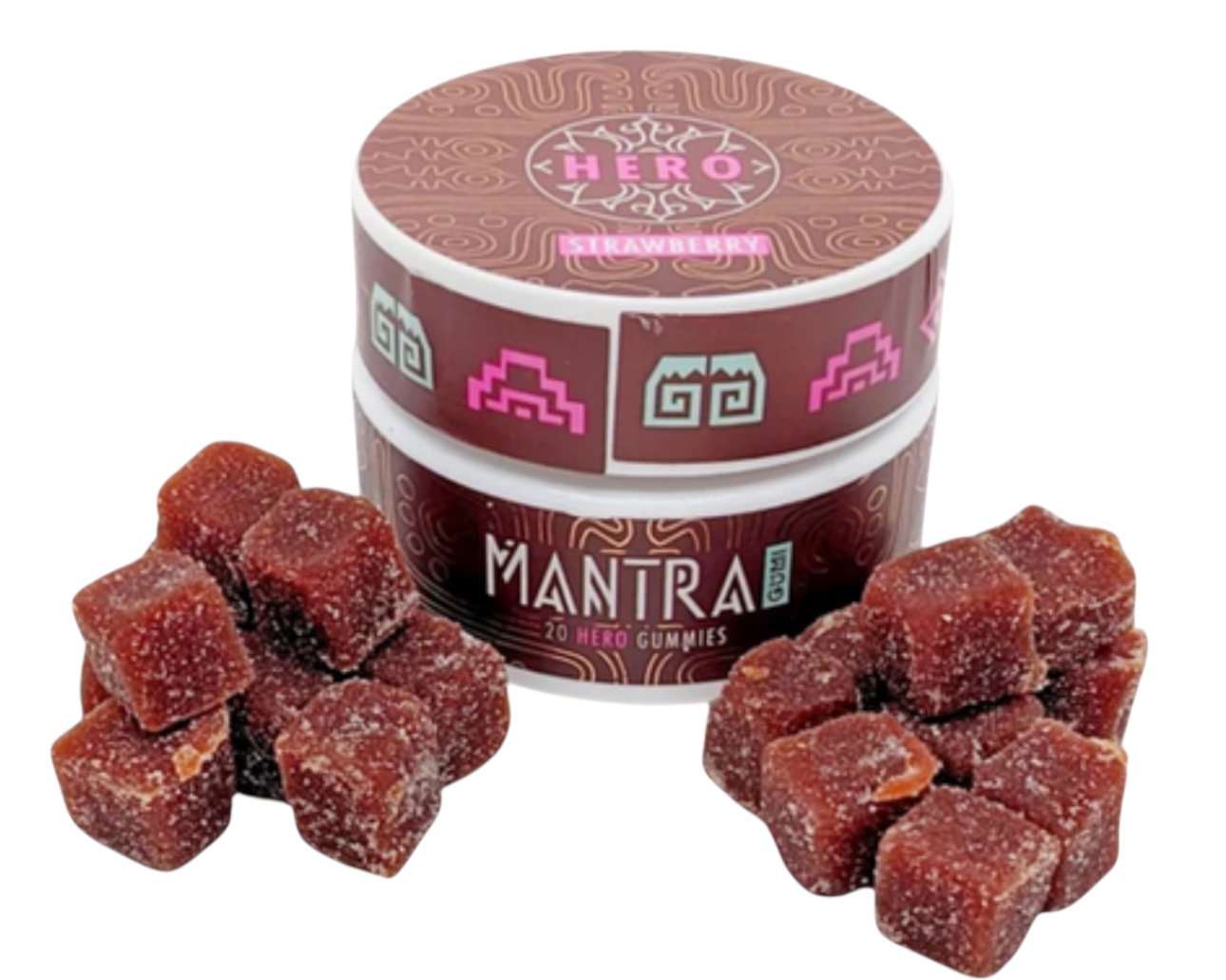 Mantra Hero Gummies - Strawberry - 20pcs/5g