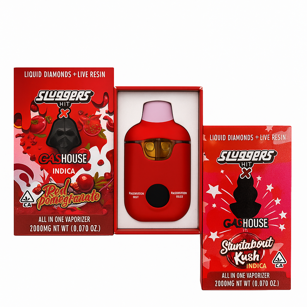 Red Pomegranate (I) + Punchbowl Kush (I) - Liquid Diamonds + Live Resin - 2g