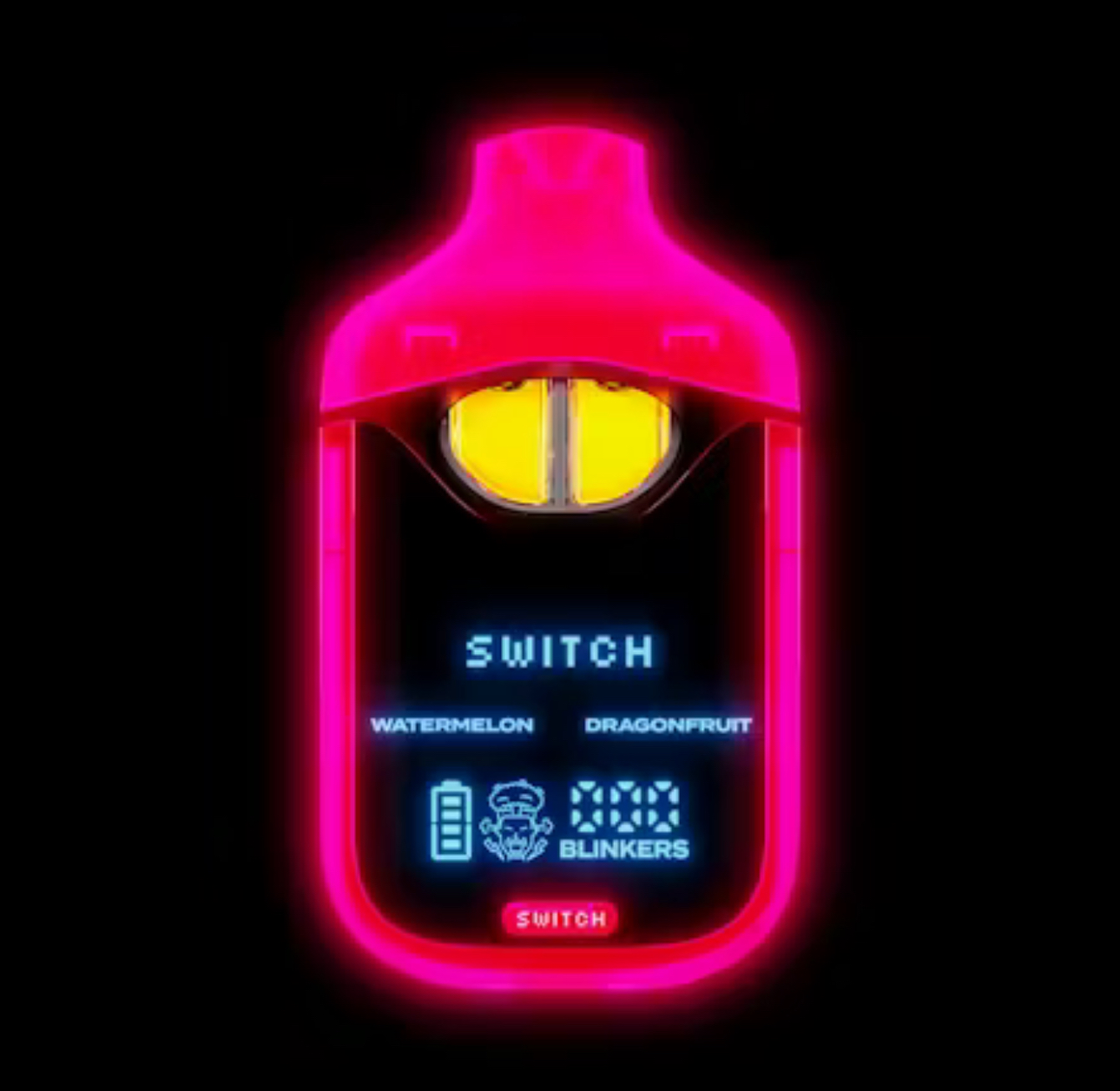 Watermelon (I) + Dragon Fruit (H) - Glow Edition - Liquid Live Diamonds + Dual Flavor - 2g 