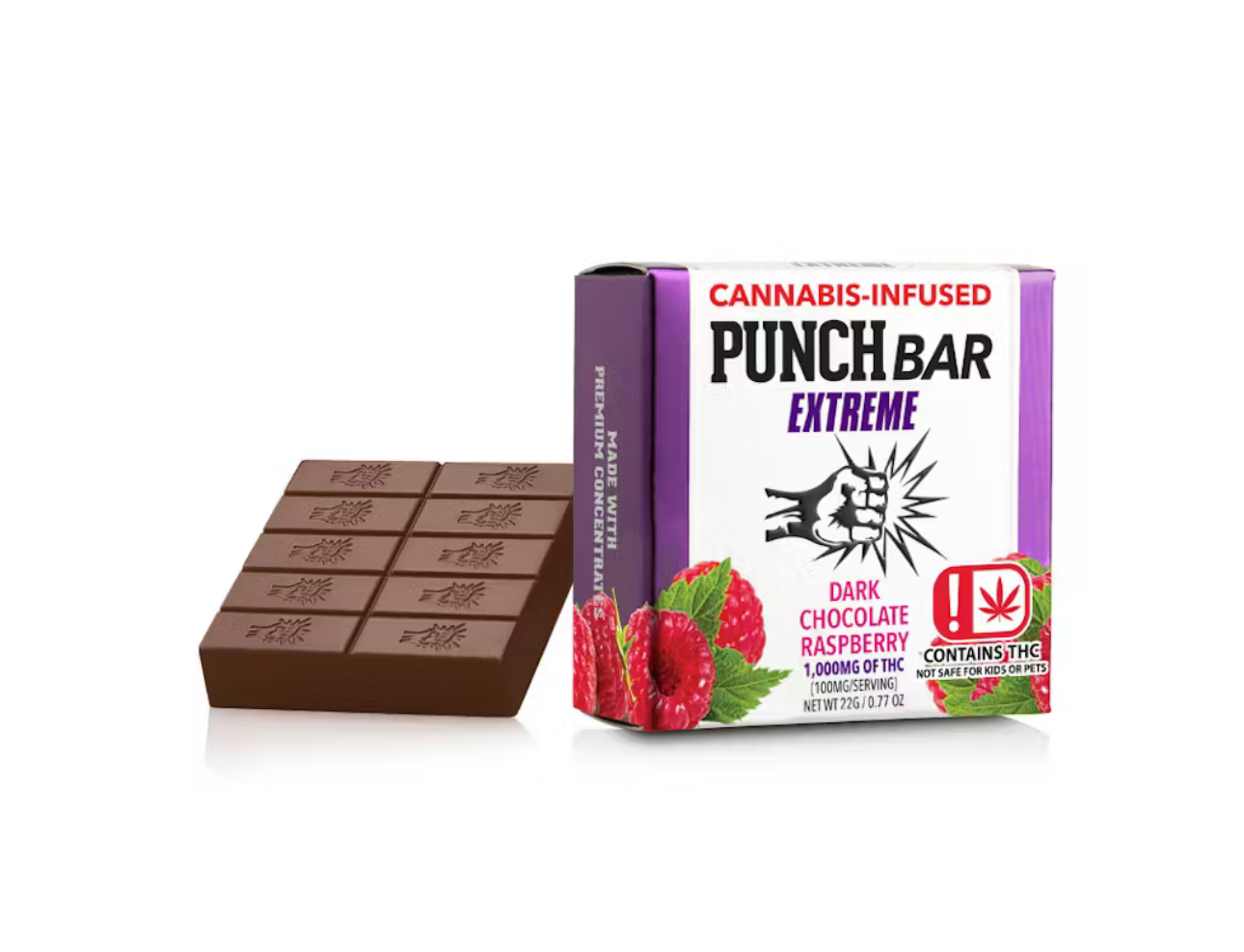 Dark Chocolate Raspberry - 1000mg