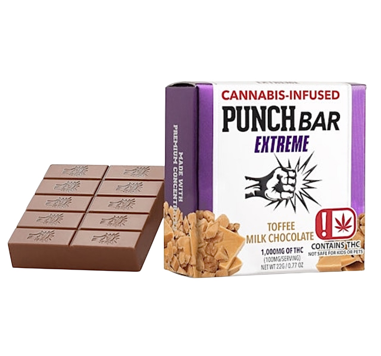 Toffee Milk Chocolate - 1000mg