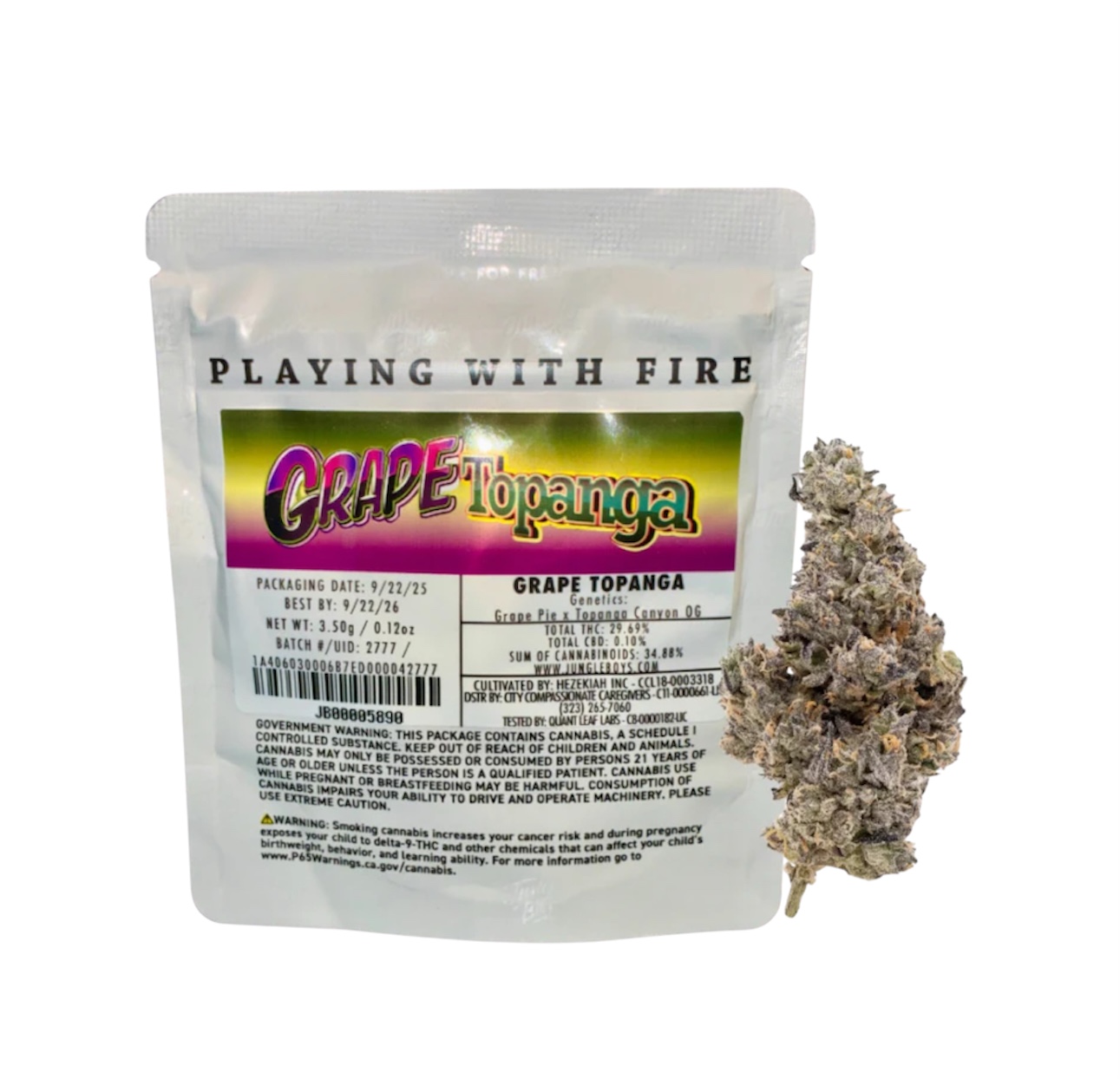 Grape Topanga - Jungle Boys Cannabis - 3.5g