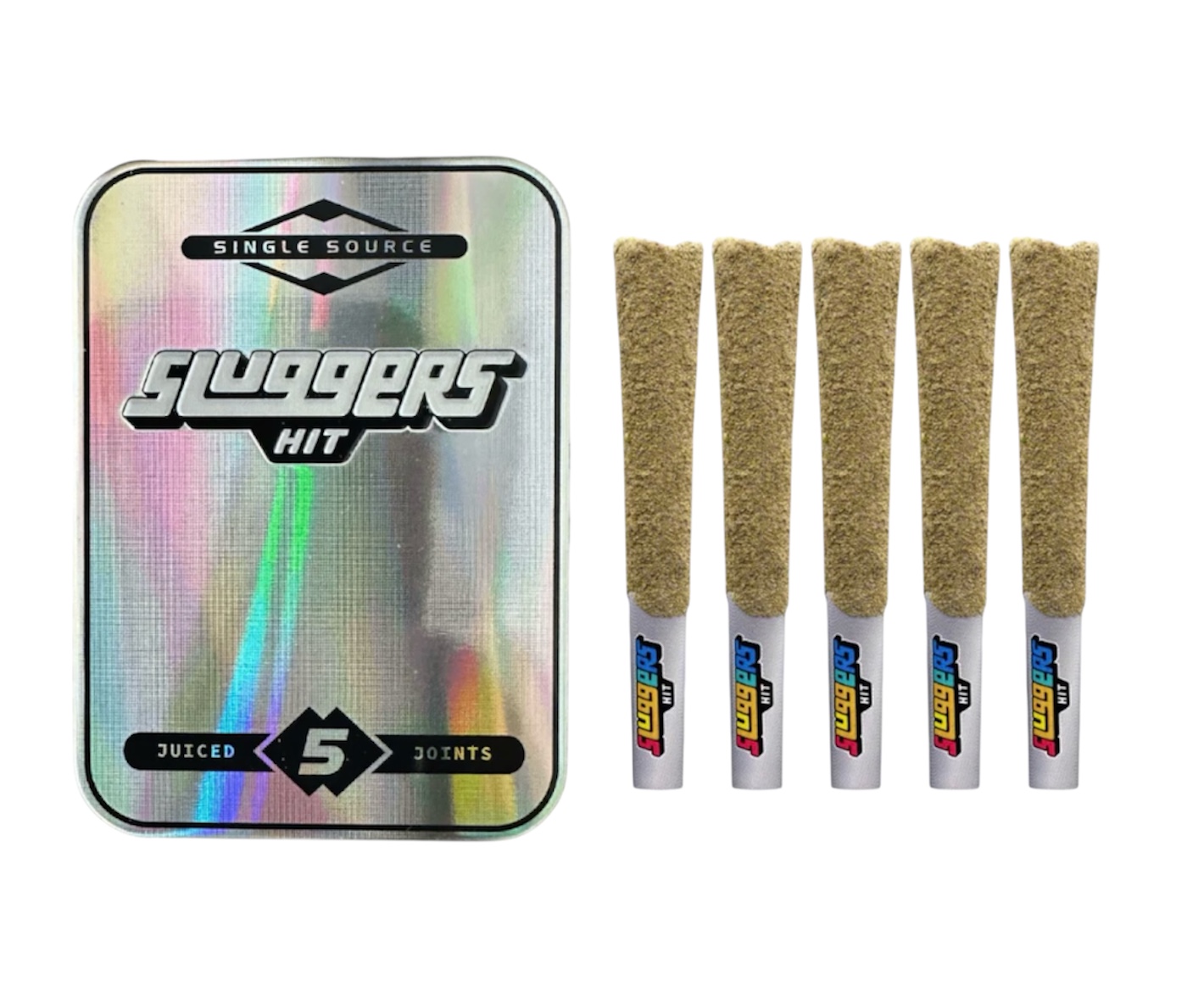 New York Diesel (Hybrid) - Sluggers Hit Prerolls - Diamonds and Hash Infused - 5pk