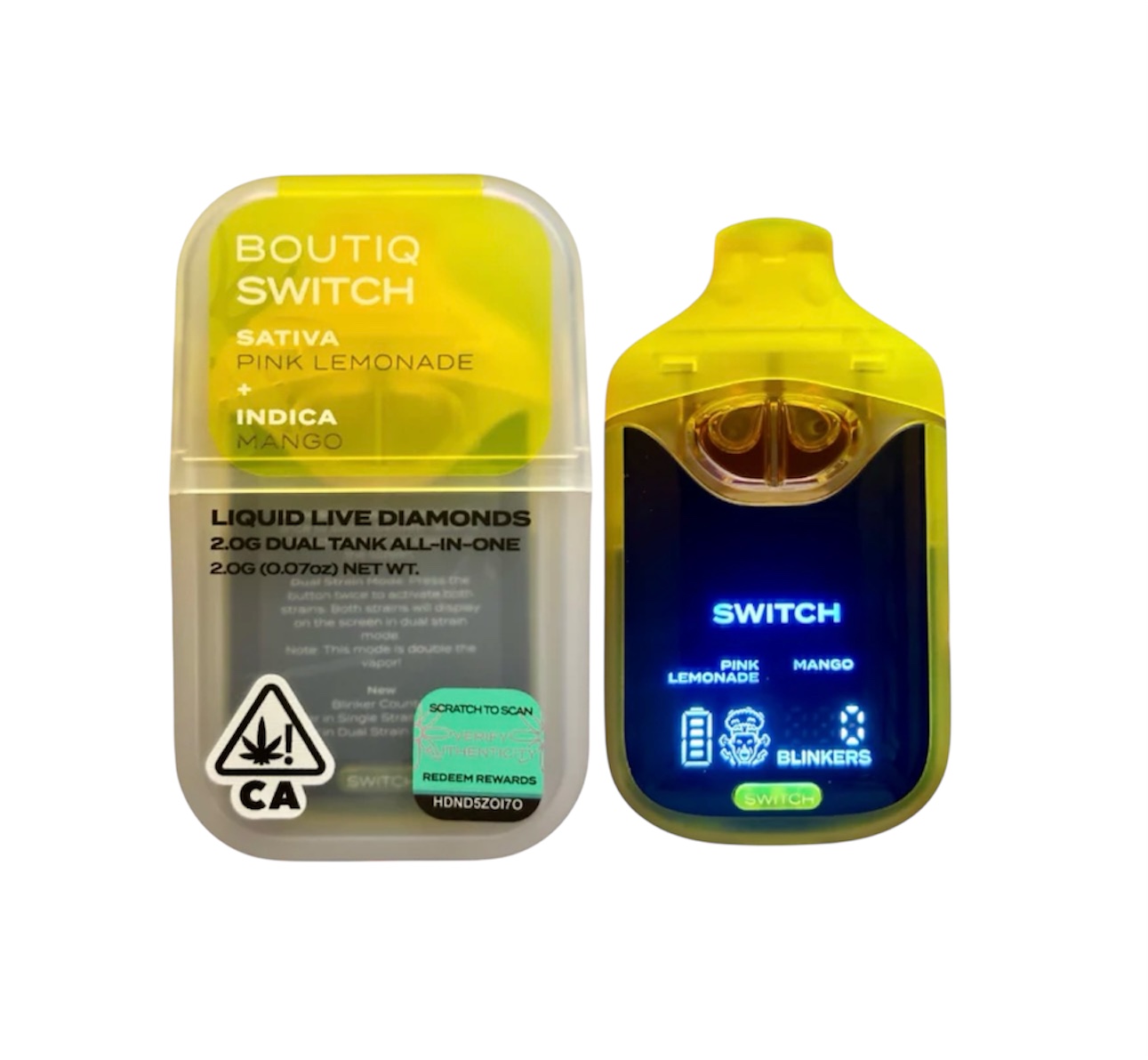 Pink Lemonade (S) + Mango (I) - Liquid Live Diamonds - Dual Flavors - 2g 