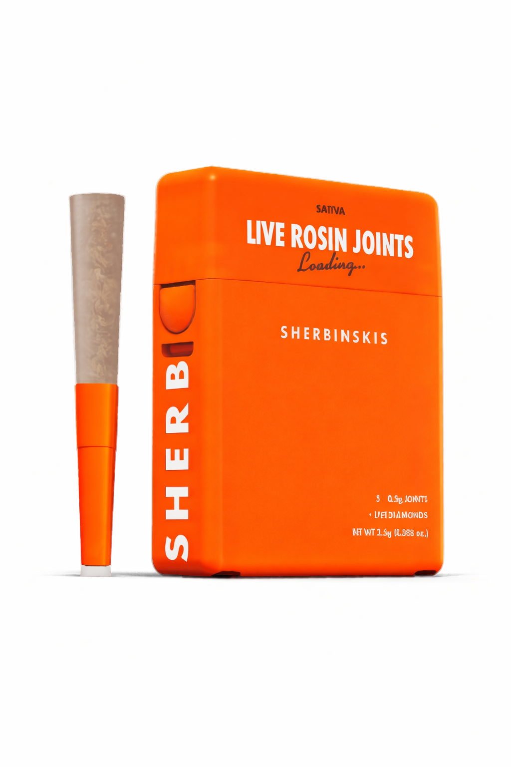 Loading...  - Live Rosin + Diamond Infused Joints - (5 J's Per Pack x 0.5g ea)