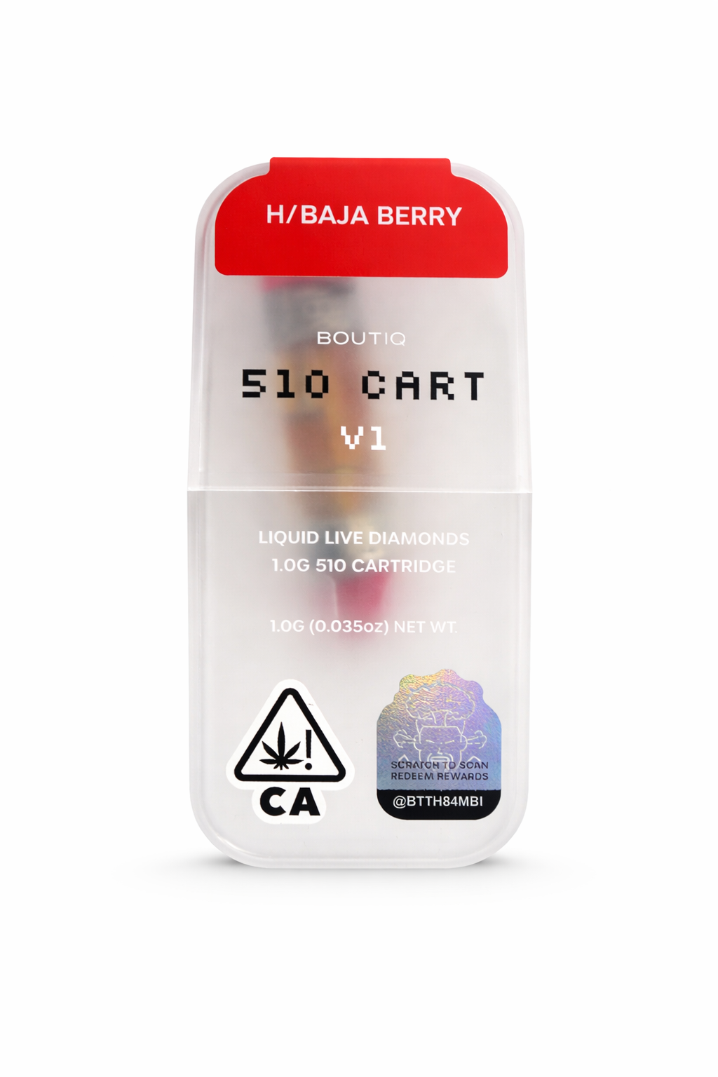 Baja Berry (H) Boutiq 510 Cart - Liquid Live Diamonds -1g