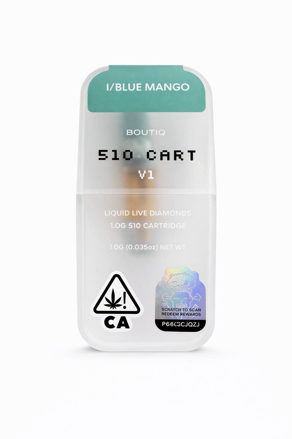 Blue Mango (I) Boutiq 510 Cart - Liquid Live Diamonds -1g
