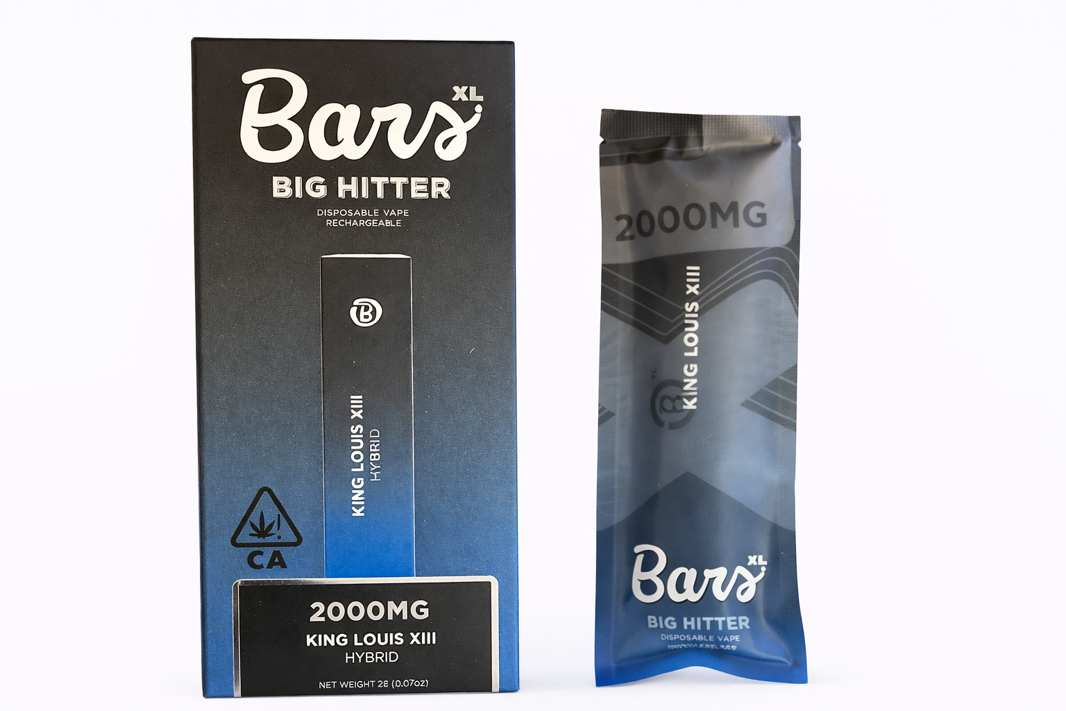 King Louis XIII (H) – Bars XL Big Hitter -Live Resin Disposable - 2g