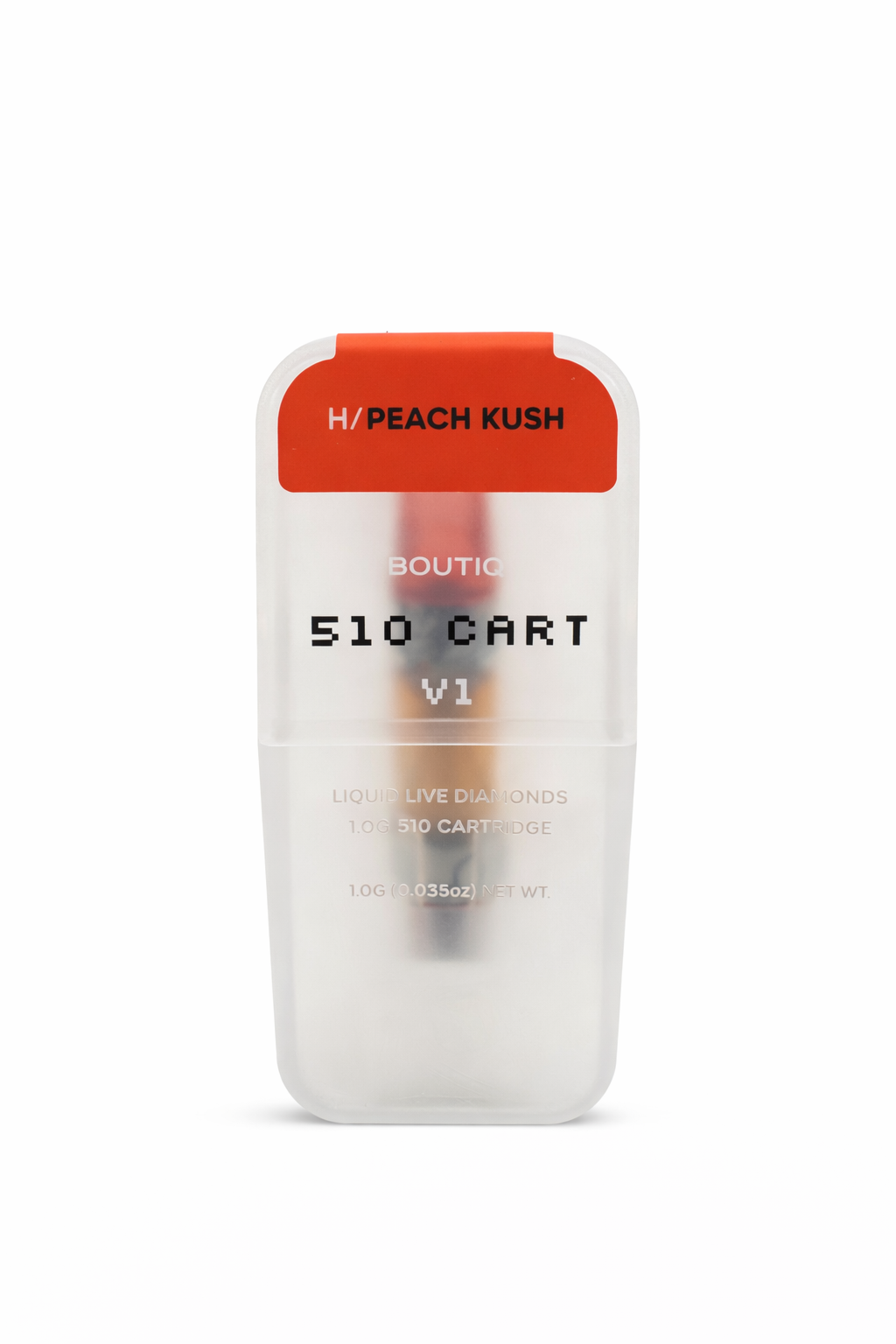 Peach Kush (H) Boutiq 510 Cart - Liquid Live Diamonds -1g