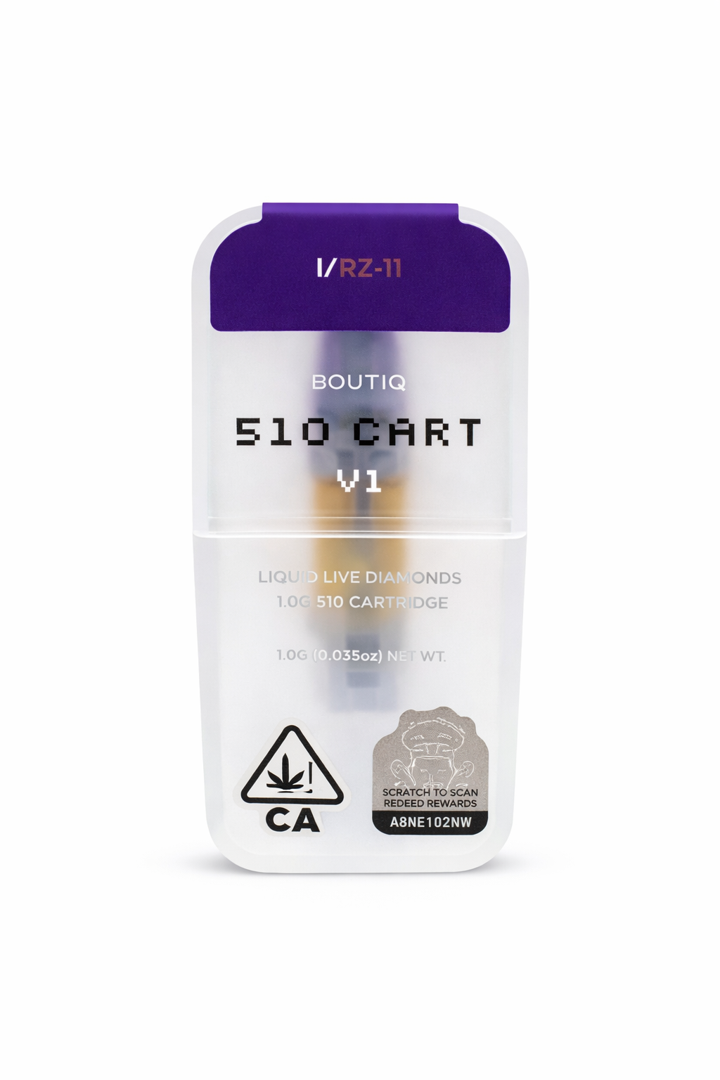 RZ - 11 (I)  Boutiq 510 Cart  - Liquid Live Diamonds -1g