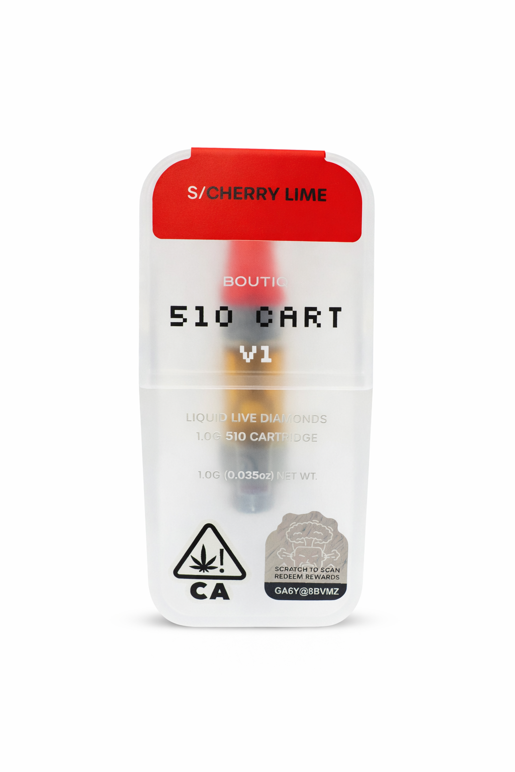 Cherry Lime (S) Boutiq 510 Cart - Liquid Live Diamonds -1g
