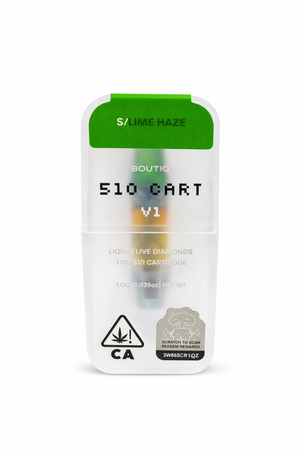 Lime Haze  (S) Boutiq 510 Cart - Liquid Live Diamonds -1g