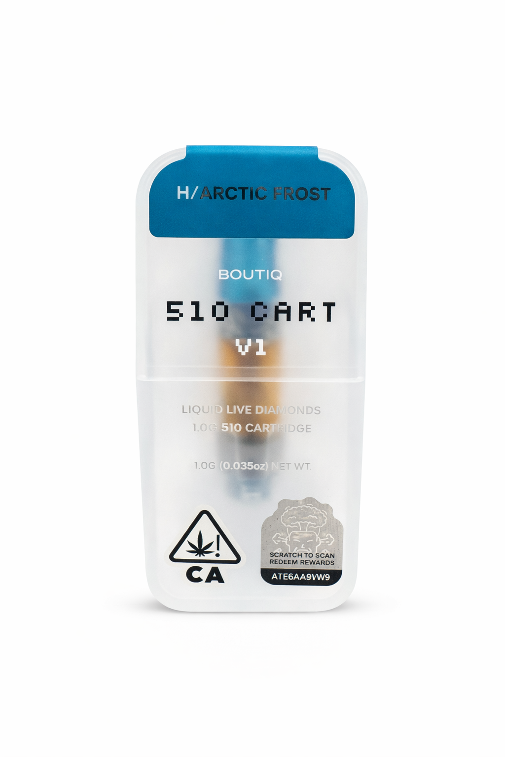Artic Frost (H) Boutiq 510 Cart - Liquid Live Diamonds -1g