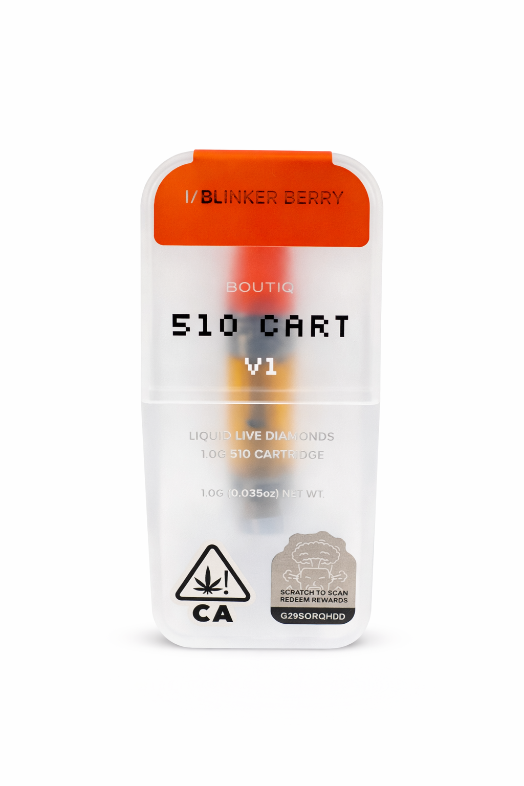 Blinker Berry (I) Boutiq 510 Cart - Liquid Live Diamonds -1g