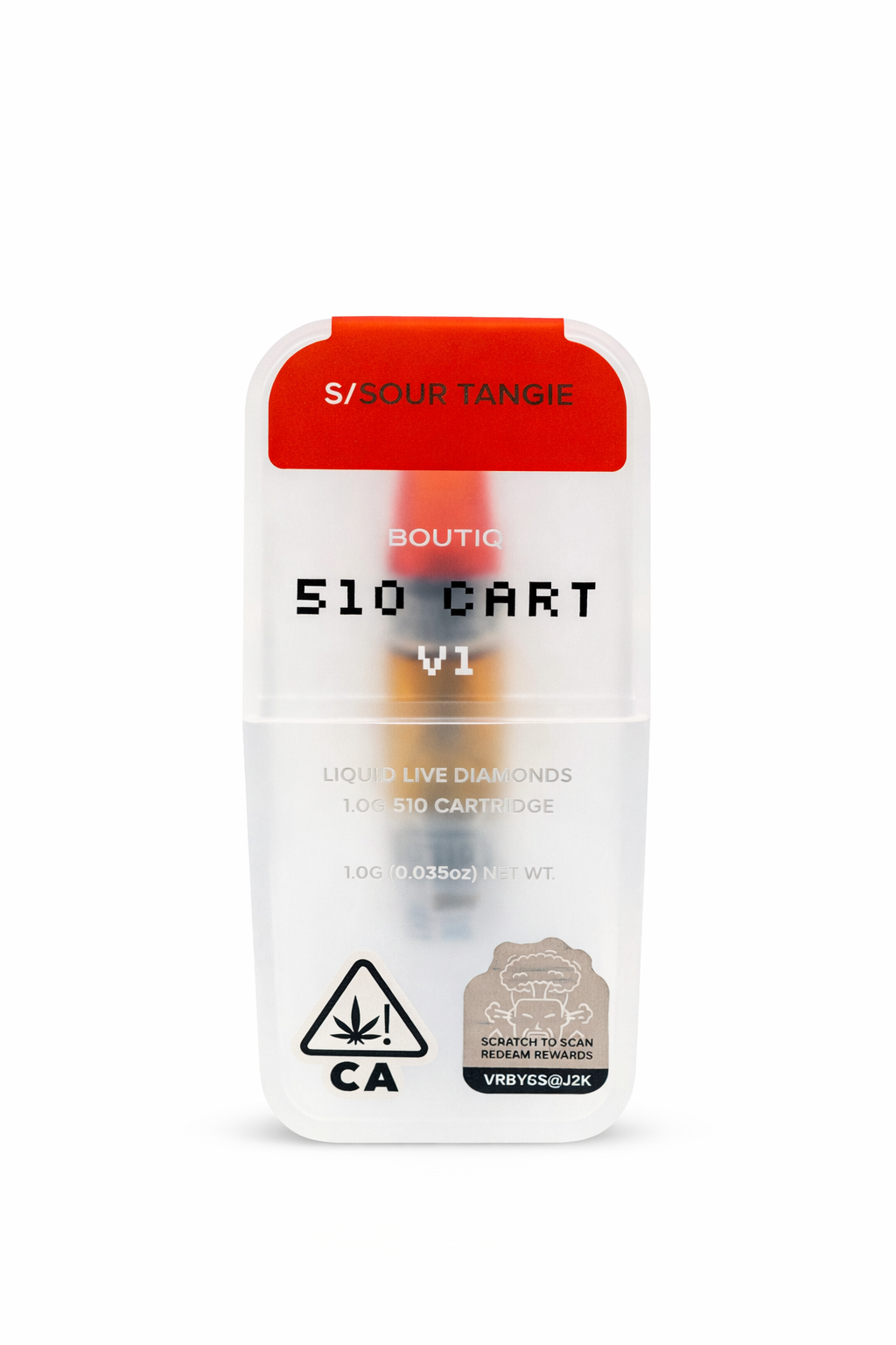Sour Tangie (S) Boutiq 510 Cart - Liquid Live Diamonds -1g
