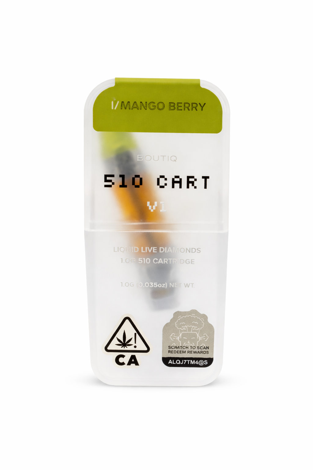 Mango Berry  (I) Boutiq 510 Cart - Liquid Live Diamonds -1g