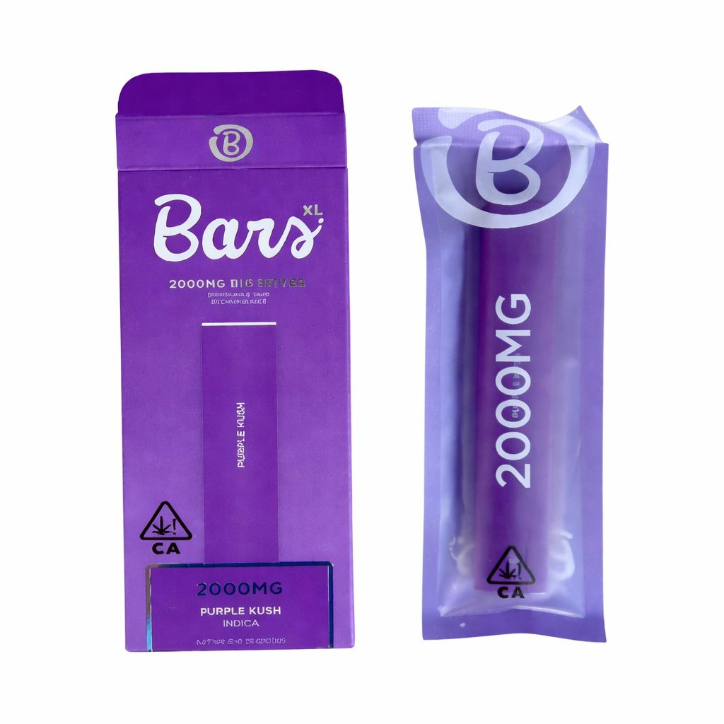 Purple Kush (I) – Bars XL Big Hitter -Live Resin Disposable - 2g
