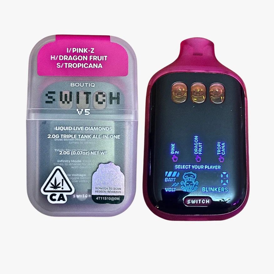 Pink Haze + Candyland + Straw Haze - Boutiq Switch V5 (3-in-1) – Liquid Live Diamonds - 2g