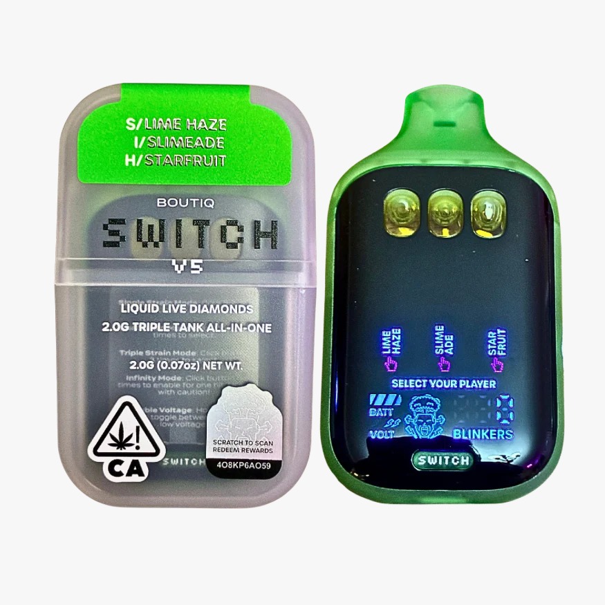 Lime Haze + Slimeade + Starfruit - Boutiq Switch V5 (3-in-1) – Liquid Live Diamonds - 2g