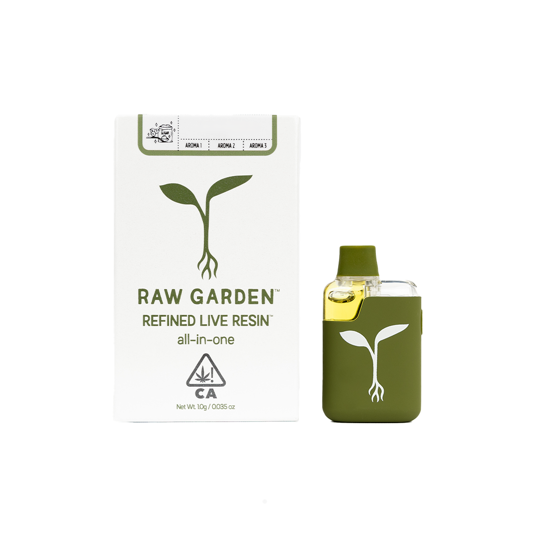Raw Garden– All-In-One Refined Live Resin - 1g - S Grapefruit Gas (H)