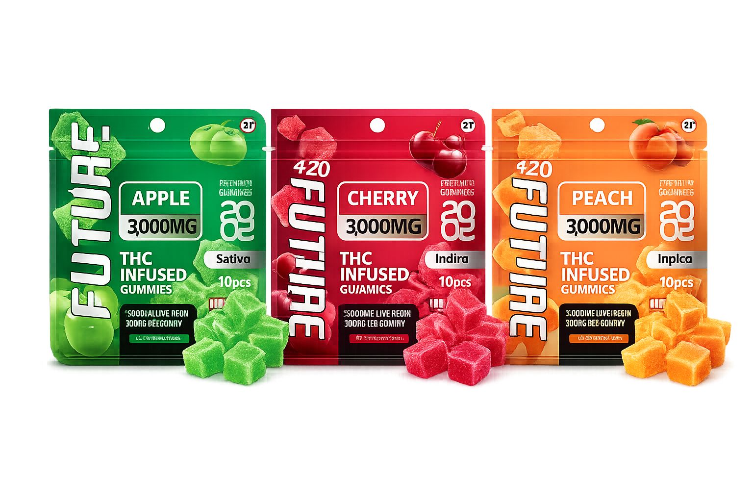 2020 Future - Infused THCA Gummies - 3000mg
