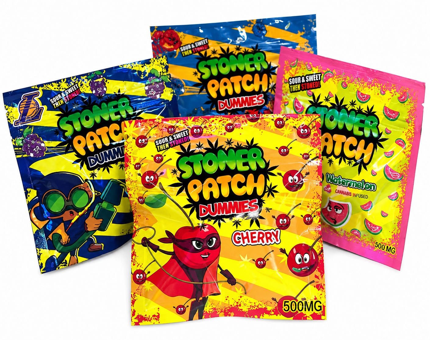  Stoner Patch Dummies – Infused Gummies – 500mg