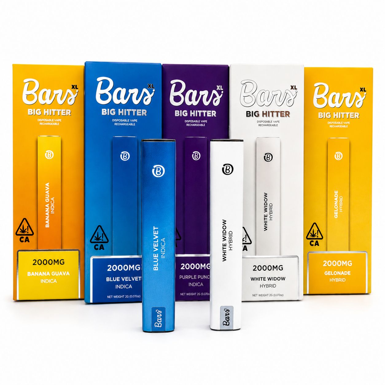 Bars XL - Live Resin Disposable Vape - 2g 