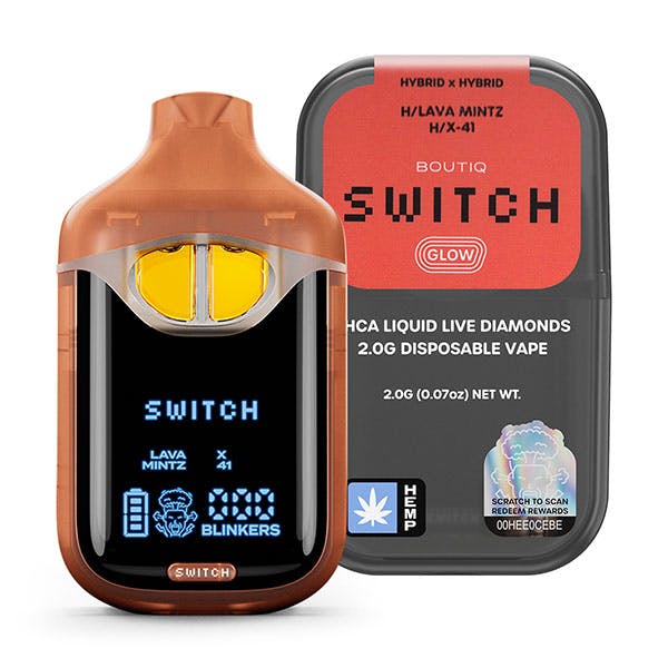 Boutiq Switch – Liquid Live Diamonds Dual Flavor - 2g - Lava Mintz (H) + X 41 (H)