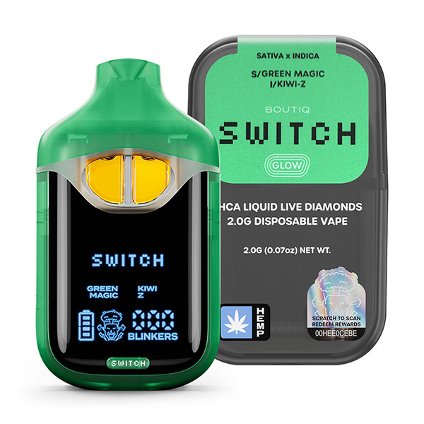  Boutiq Switch – Liquid Live Diamonds Dual Flavor - 2g - Green Magic (S) + Kiwi Z (I)