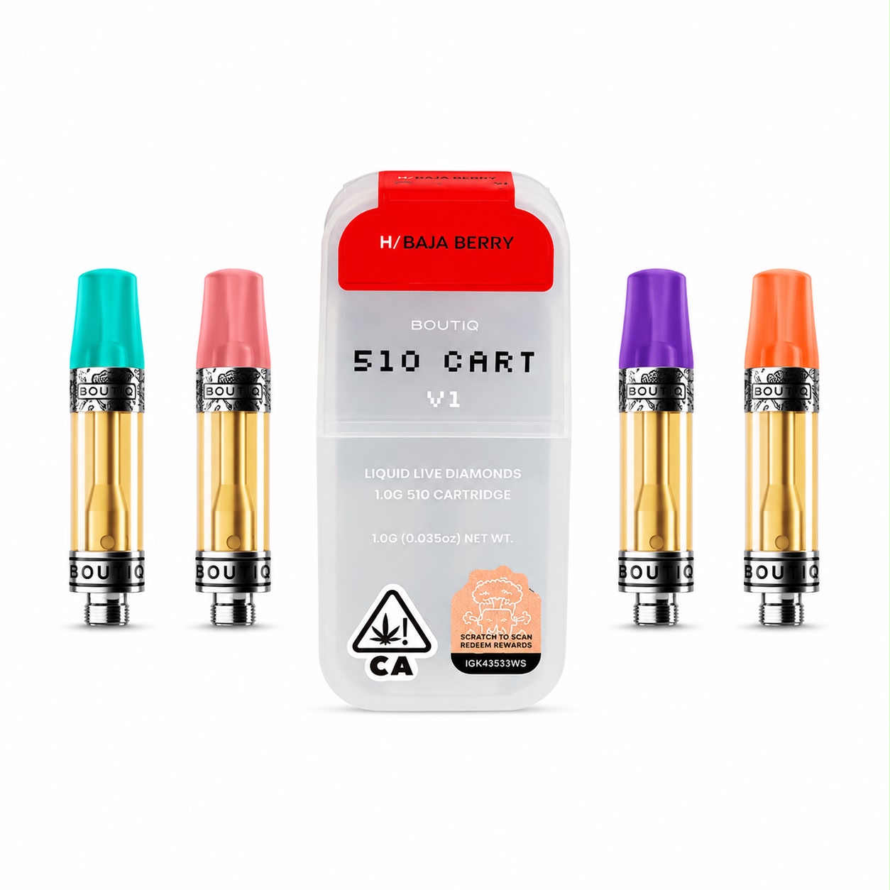 Boutiq 510 Cart V1 – Liquid Live Diamonds (1g)