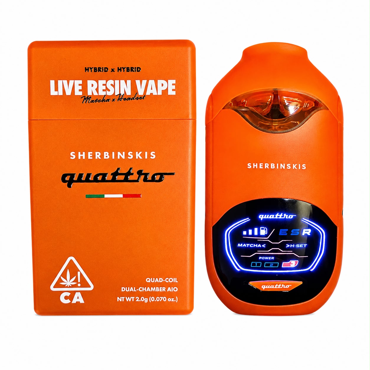 Sherbinskis Quattro – Live Resin Vape - 2g