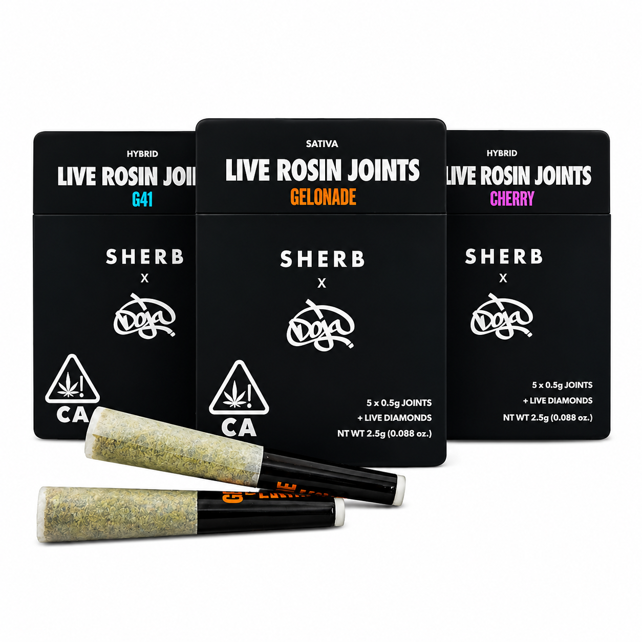 Sherbisnkis x Doja – Limited Edition – Infused Pre-Roll 5 Pack - (2.5G Total)