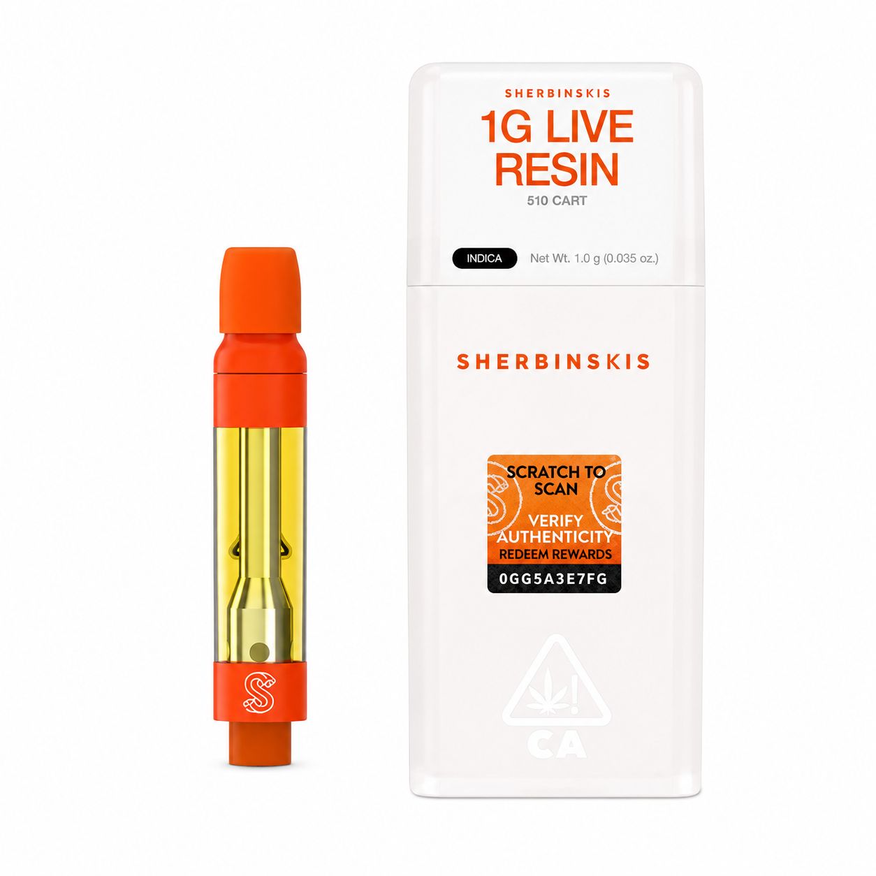 Sherbinskis β Live Resin 510 Cartridge - 1g