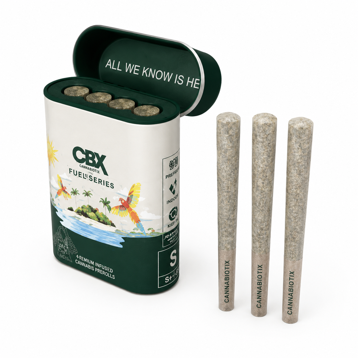 CBX Cannabiotix – Fuel Series Infused Pre-Rolls | 4 x 0.5g | 2g