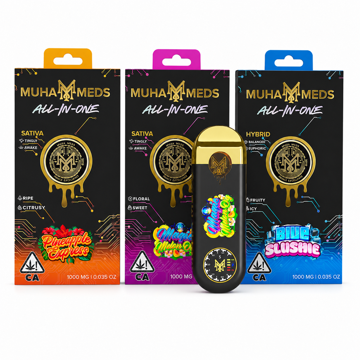 Muha Meds β All-In-One Distillate Disposable - 2g