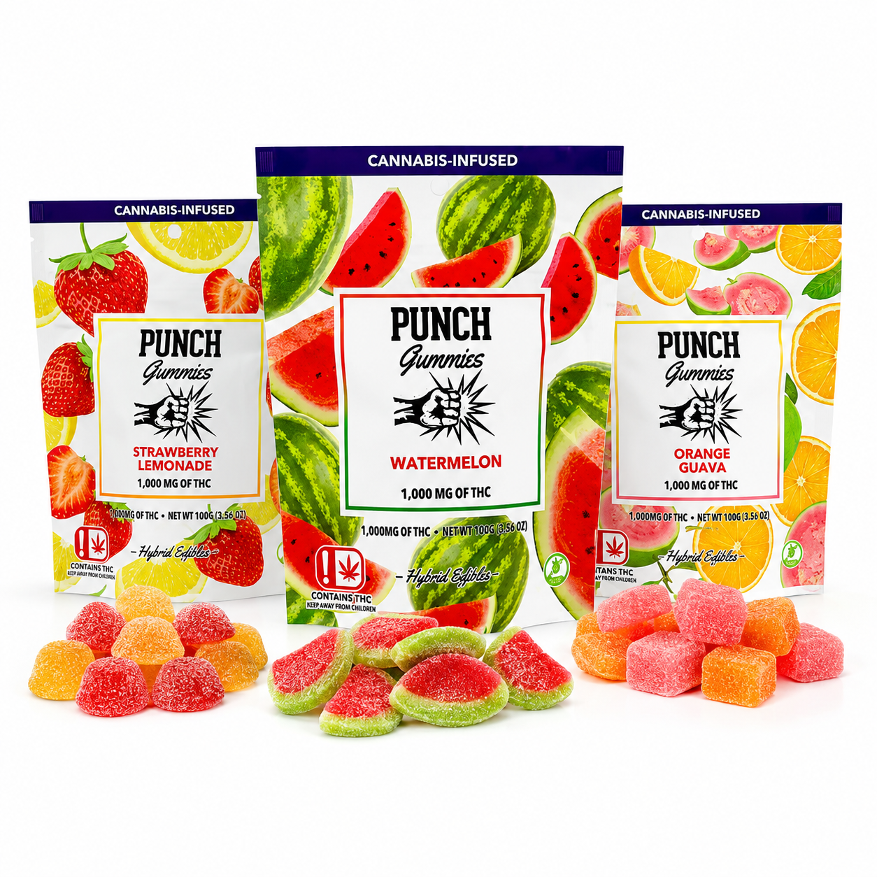 Punch Extreme Gummies - 1000mg