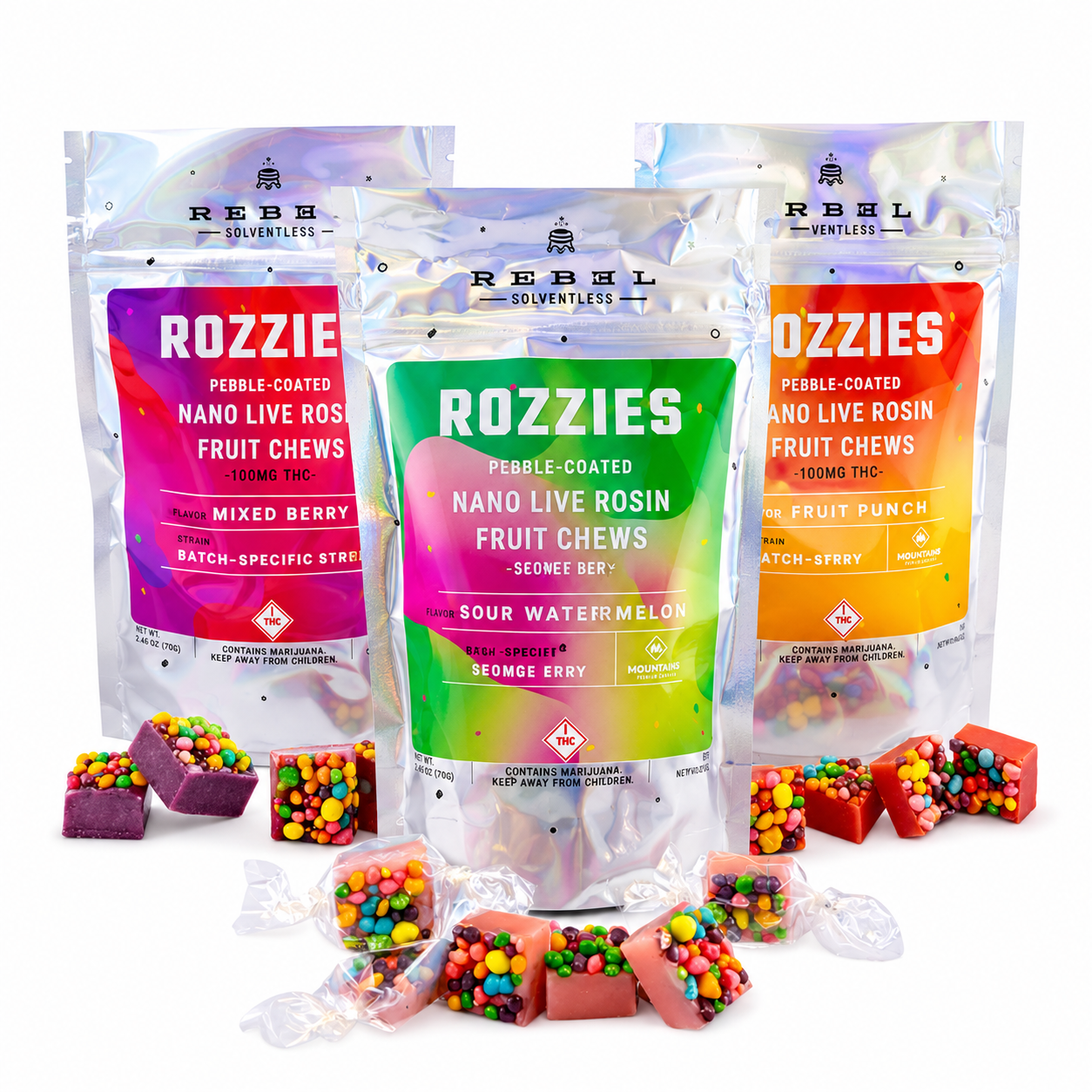 Rebel Razzies – gummies - 1000mg