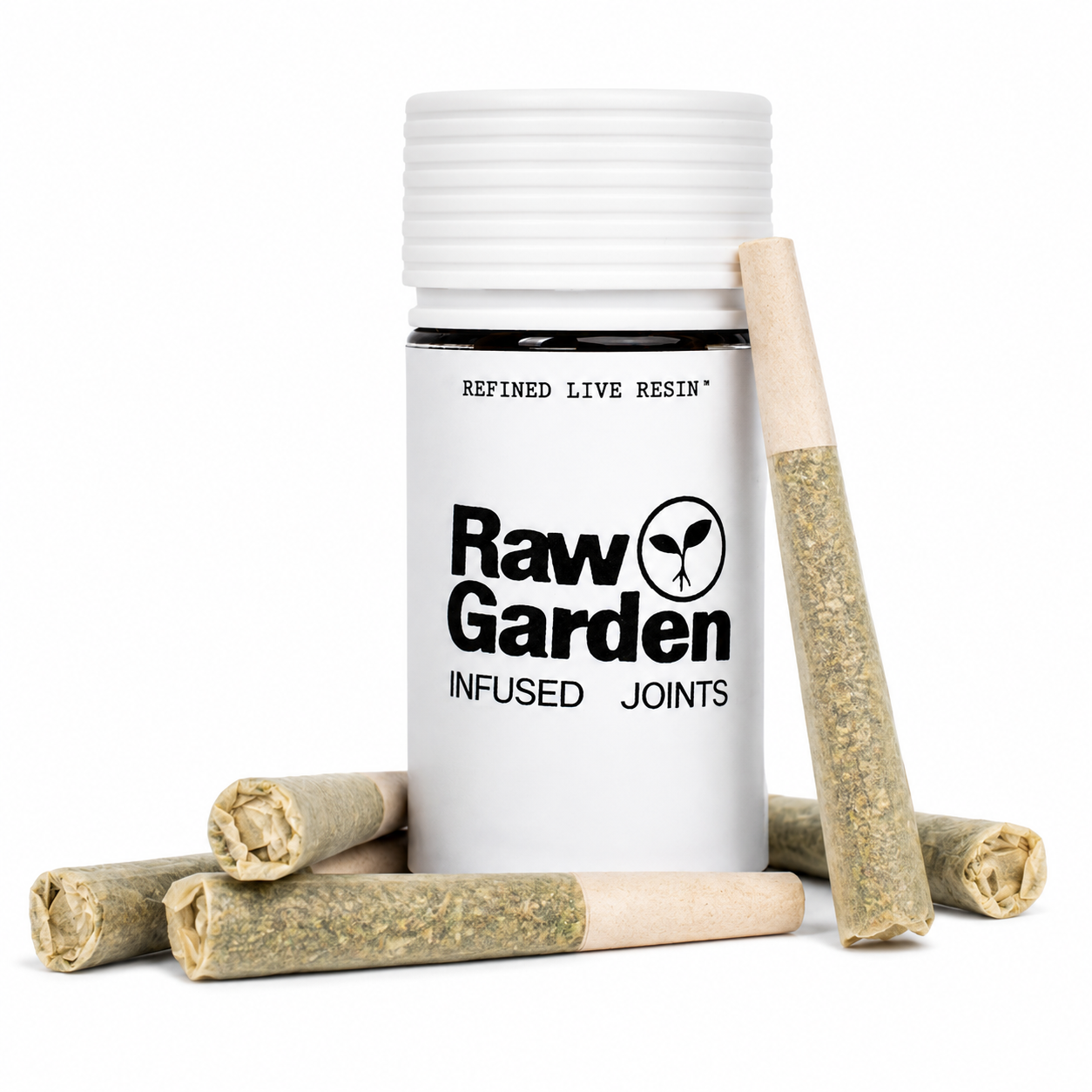 Raw Garden – Refined Live Resin Infused Joints - 5-Pack - 2.5g (0.5g ea)