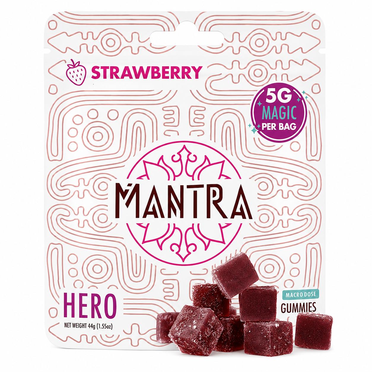 Mantra Hero Gummies – Strawberry - 5g