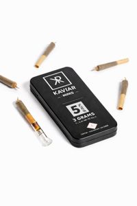 Classic Kaviar Minis  -  infused mini pre- roll -3g  (5 J's Per Pack x 0.6g ea)
