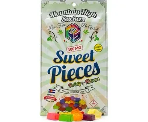 Mountain High Suckers -Sweet Pieces - 1000mg