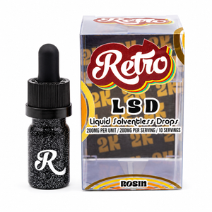 Retro LSD – Solventless Rosin Liquid Drops (Edible) | 2000mg