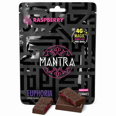  Mantra – Euphoria Mini Chocolates (Raspberry) | 4g Magic