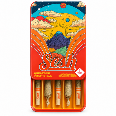Sesh – Infused Pre-Rolls Variety 5-Pack – 3.75g