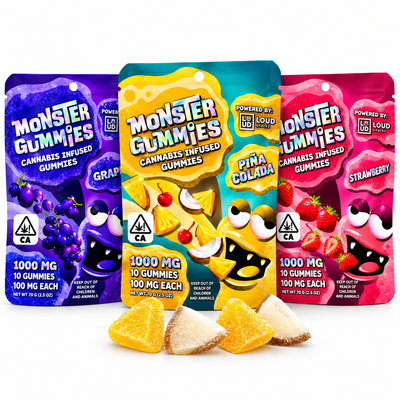 Monster Gummies – Cannabis Infused Gummies – 1000mg Monster Gummies – Cannabis Infused Gummies – 1000mg