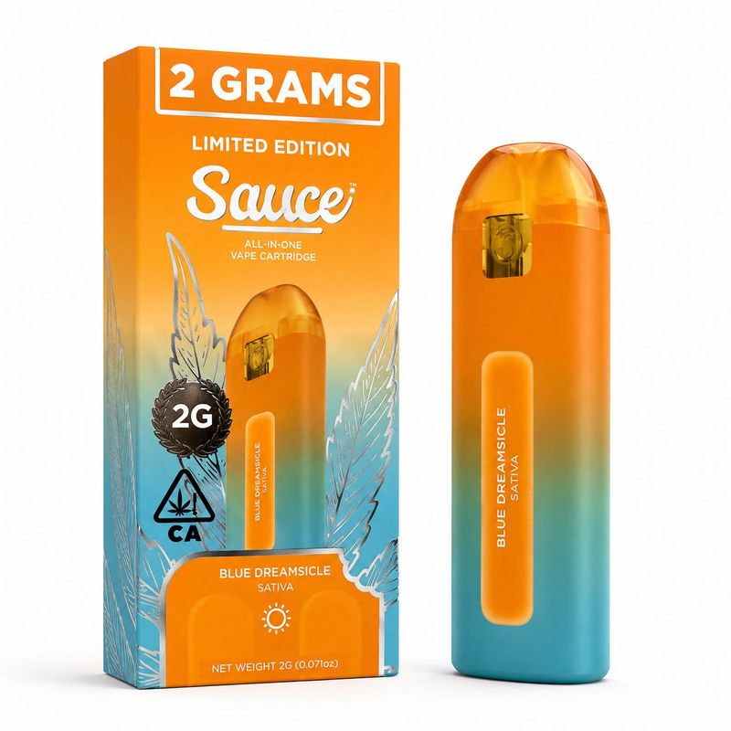 Sauce Essentials - Limited Edition - Live Resin Vape Cartridge - 2g