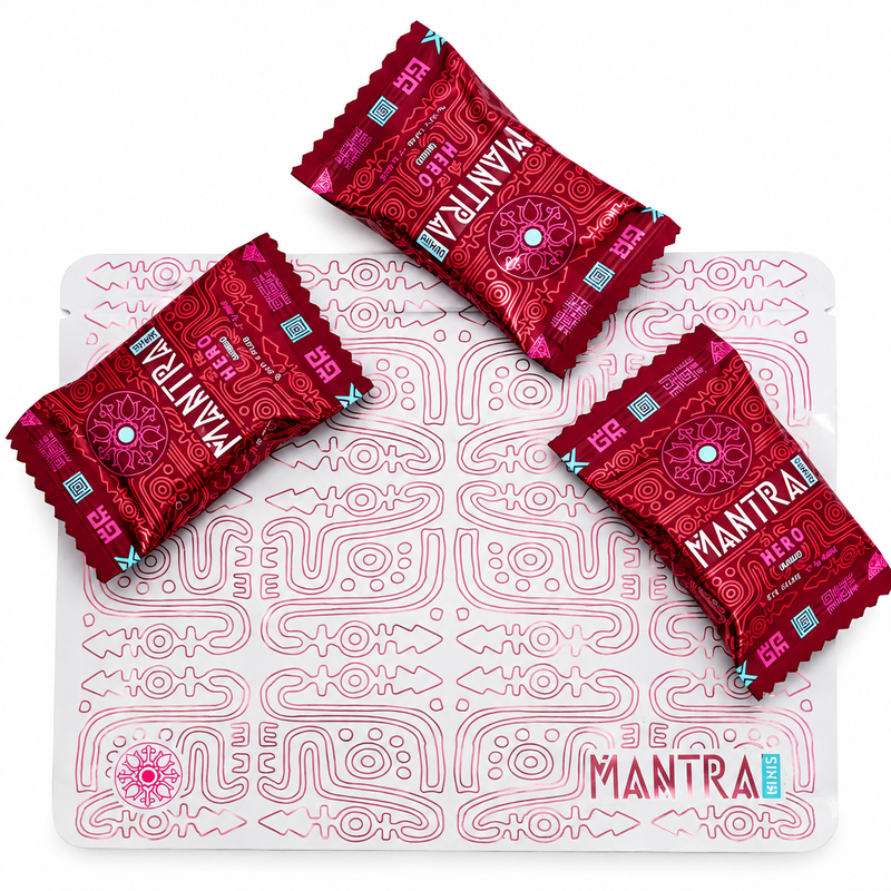 Mantra Hero Minis – Mushroom Chocolate Bars (5 Pack)